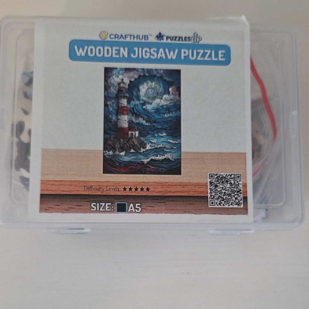 Beautiful Wooden Puzzle By Crafthub - LIGHTHOUSE design NEW